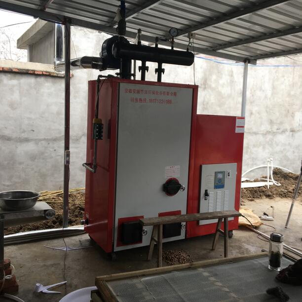 豆制品廠用2臺(tái)生物質(zhì)蒸汽發(fā)生器